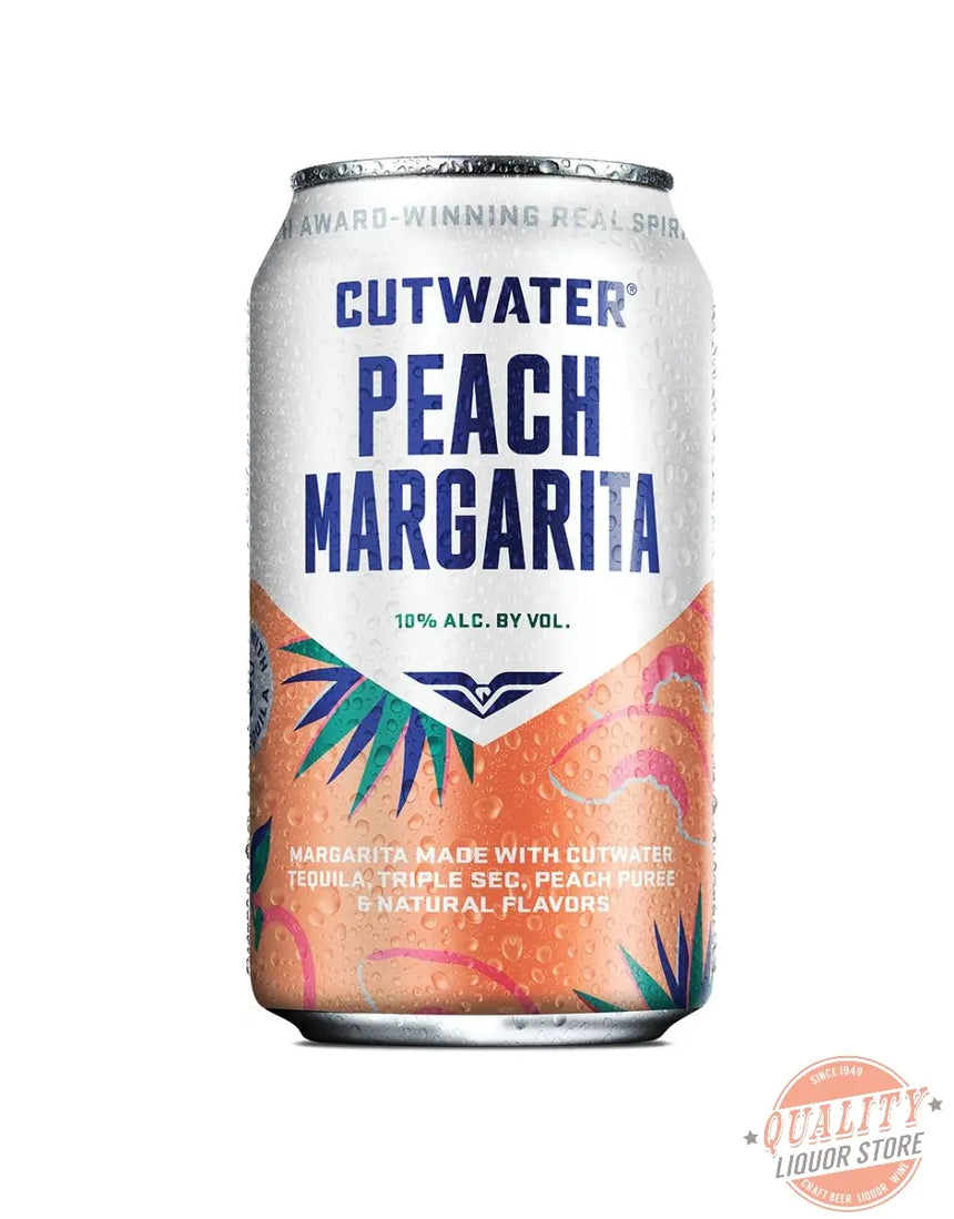 Cutwater Peach Margarita Can 4Pk Cutwater Can