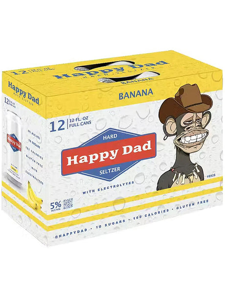 Buy Happy Dad Banana Hard Seltzer 12-Pack