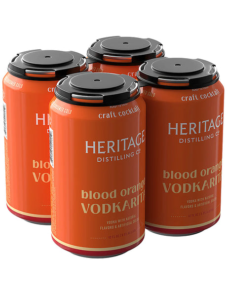 Buy Heritage Blood Orange Vodkarita 4 Pack Can