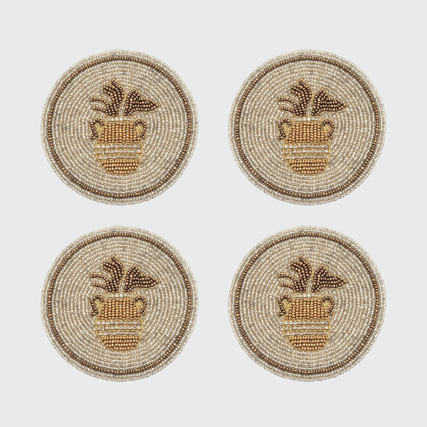 Aquarius coasters, set of four