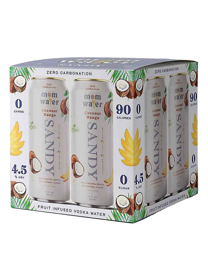Buy Mom Water Sandy - Coconut Mango 4-Pack