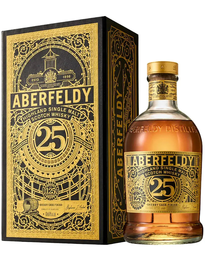Aberfeldy 25 Year Old Sherry Cask 125th Anniversary Limited Whisky Aberfeldy
