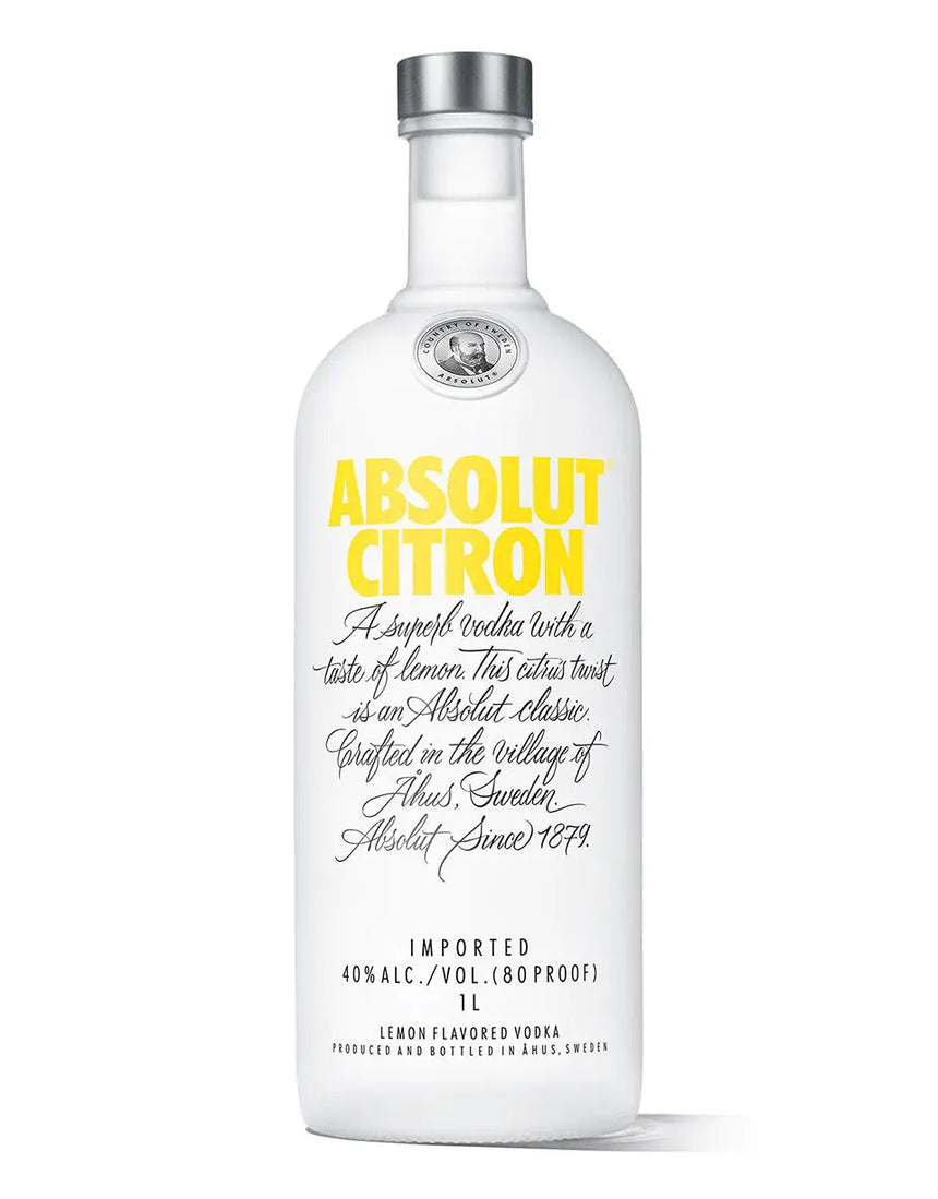 Absolut Citron Vodka 750ml - Absolut Vodka