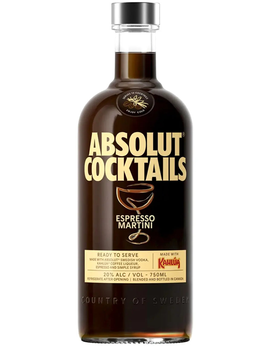 Buy Absolut Cocktails Vodka Espresso Martini