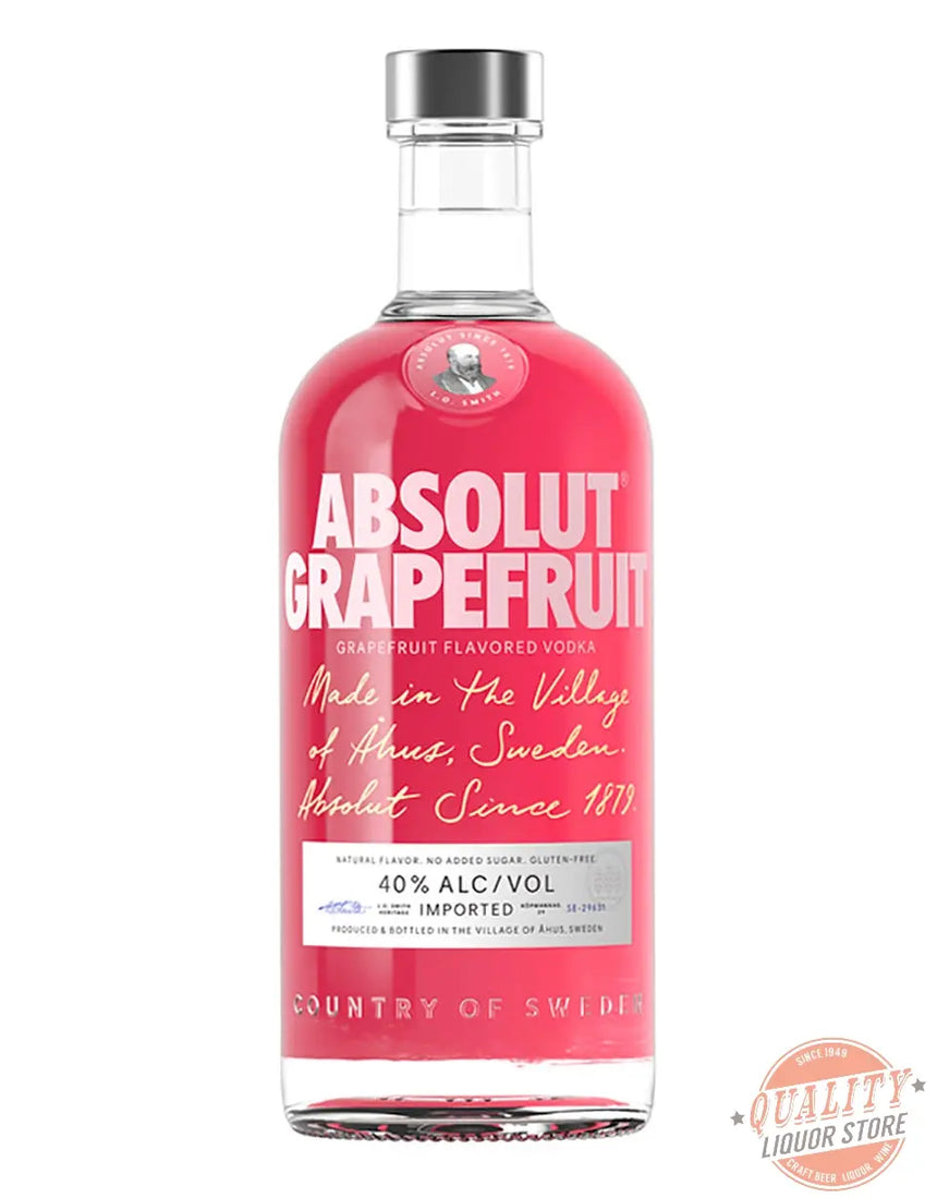 Absolut Grapefruit Vodka 750ml - Absolut Vodka