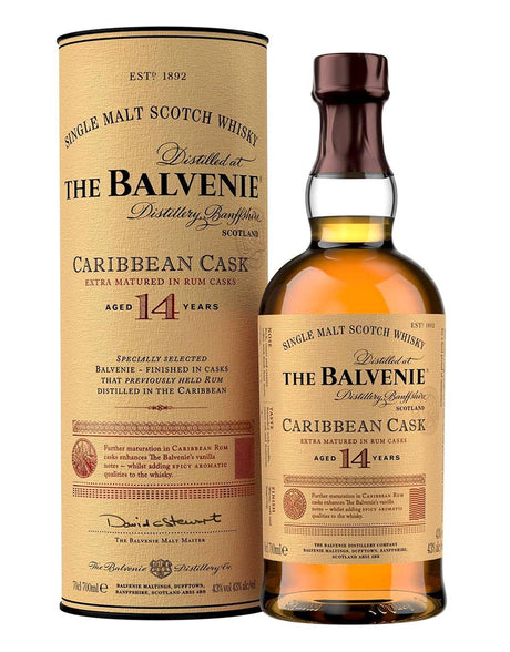 Balvenie Caribbean Cask 14 Year Whisky - The Balvenie
