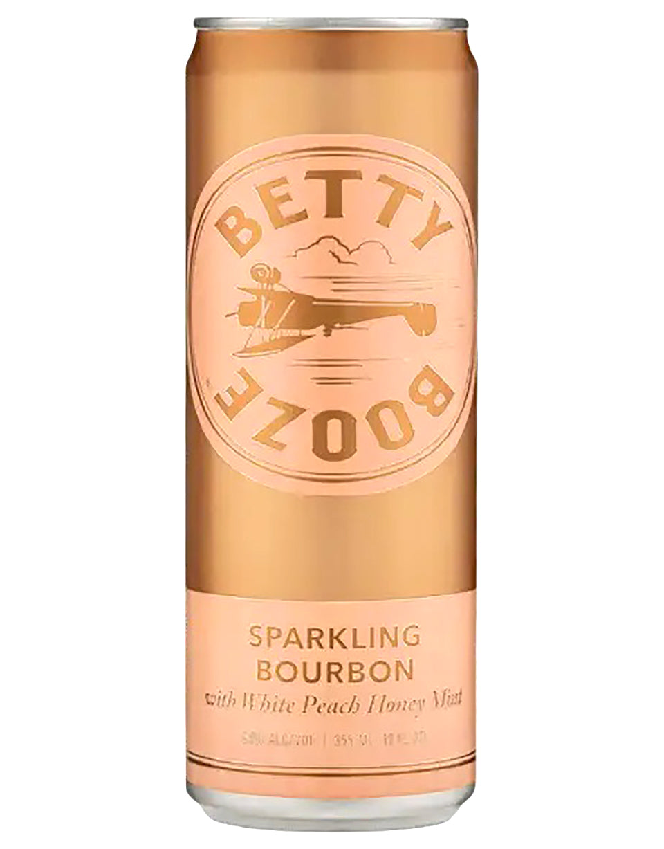 New Betty Booze Sparkling Bourbon with Peach Honey Mint 4-Pack Can's