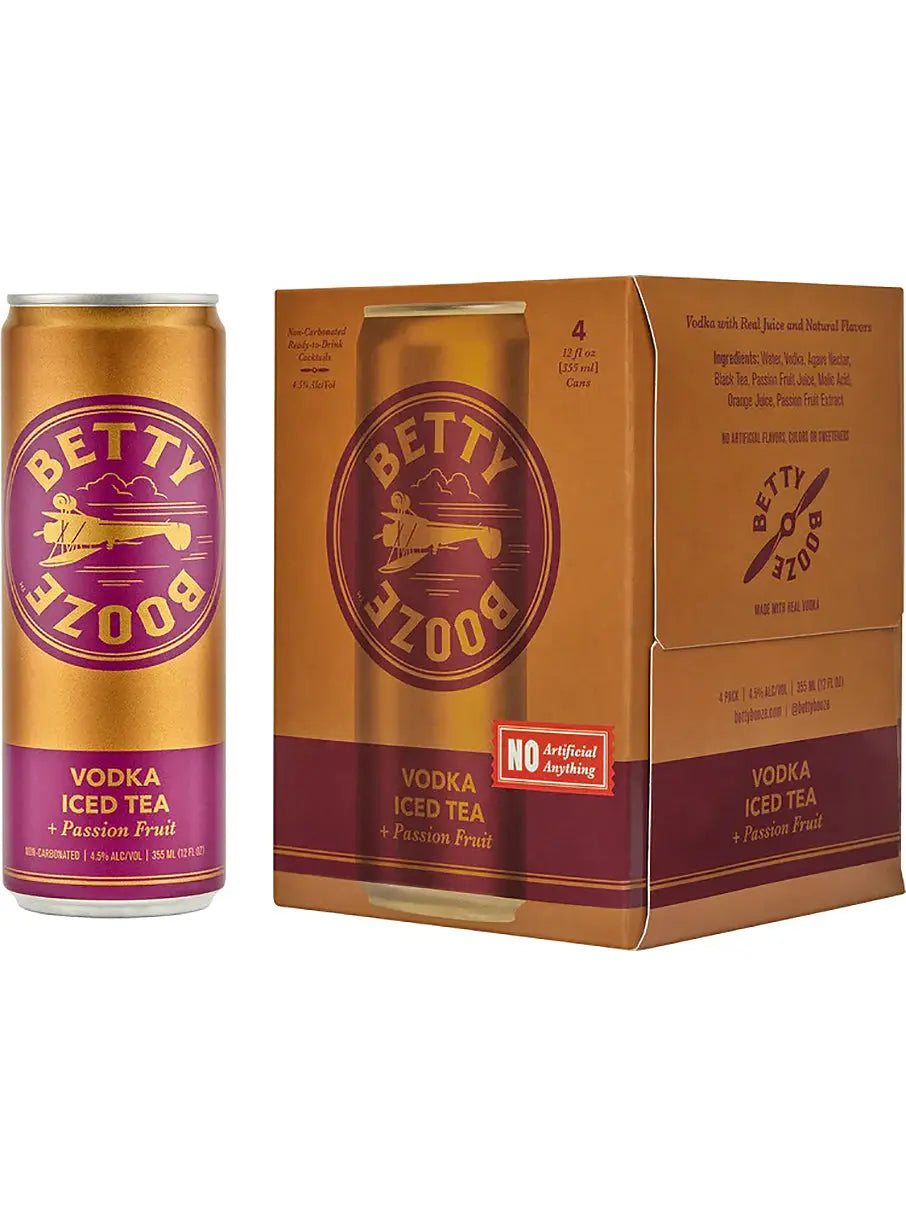 Buy Betty Booze Vodka Iced Tea with Passion Fruit Online