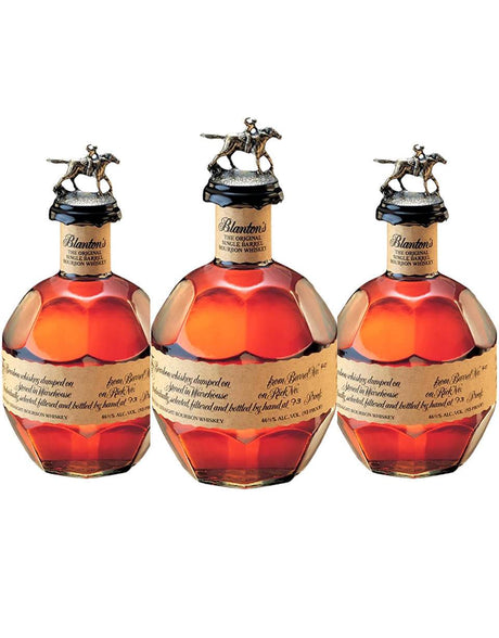 Blanton's 3-Pack Bourbon Whiskey - Blanton's Bourbon