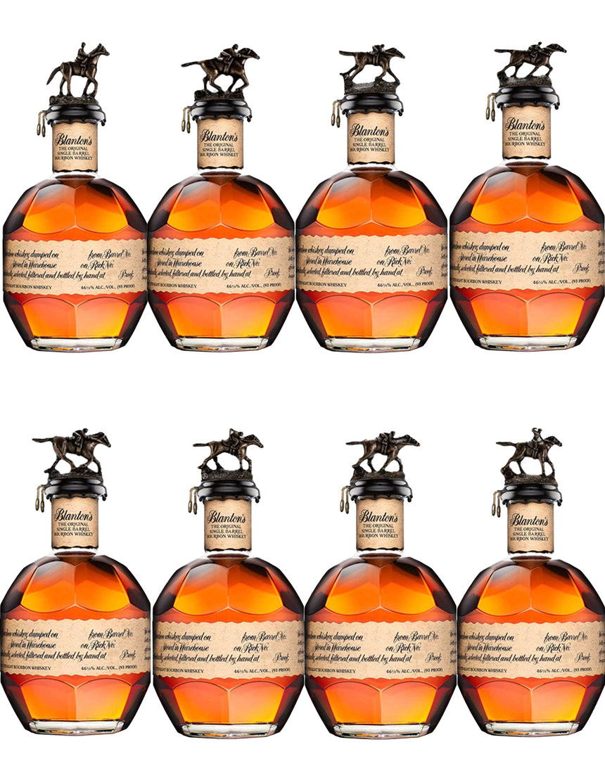 Buy Blanton's Original Single Barrel Full Complete Horse Collection - 8 Bottles