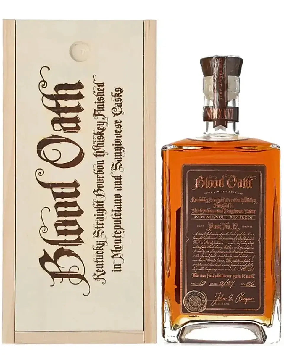 Blood Oath Pact No. 12 Bourbon Whiskey