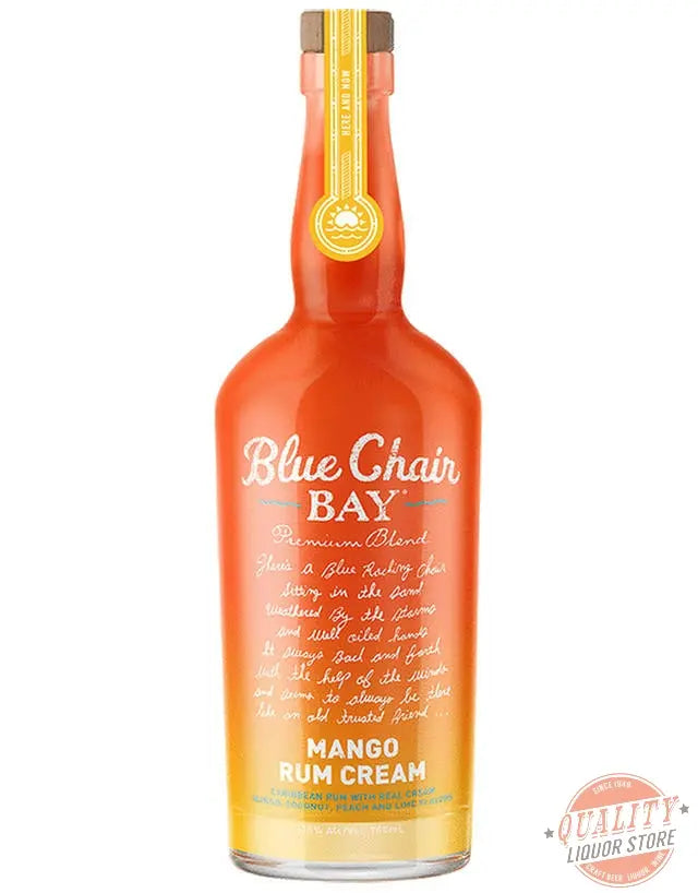 Blue Chair Mango Cream Rum by Kenny Chesney - Blue Chair Bay