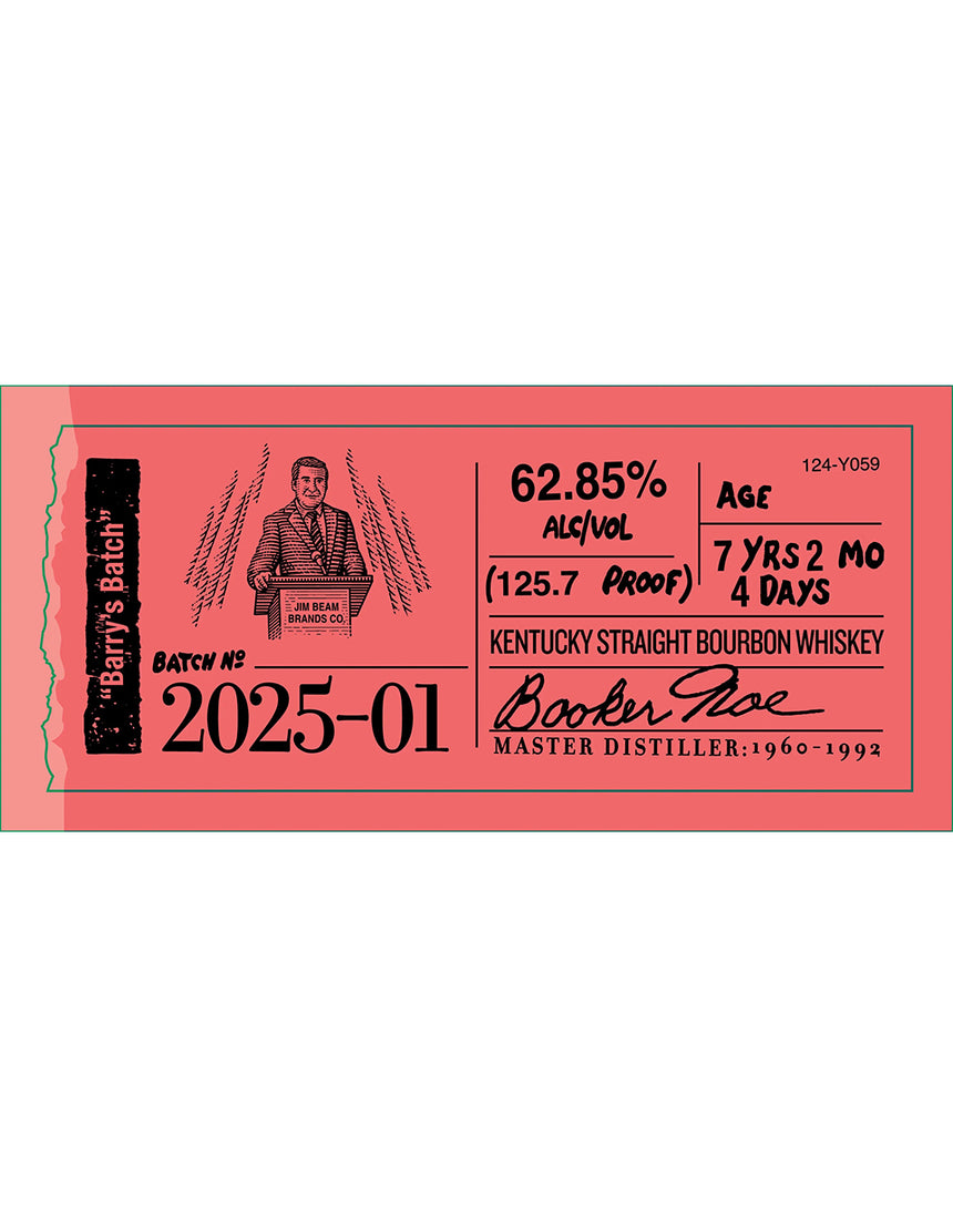 Buy Booker's Barry's Batch Bourbon 2025-01