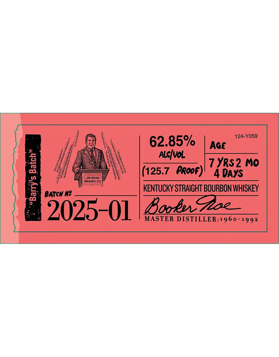 Buy Booker's Barry's Batch Bourbon 2025-01