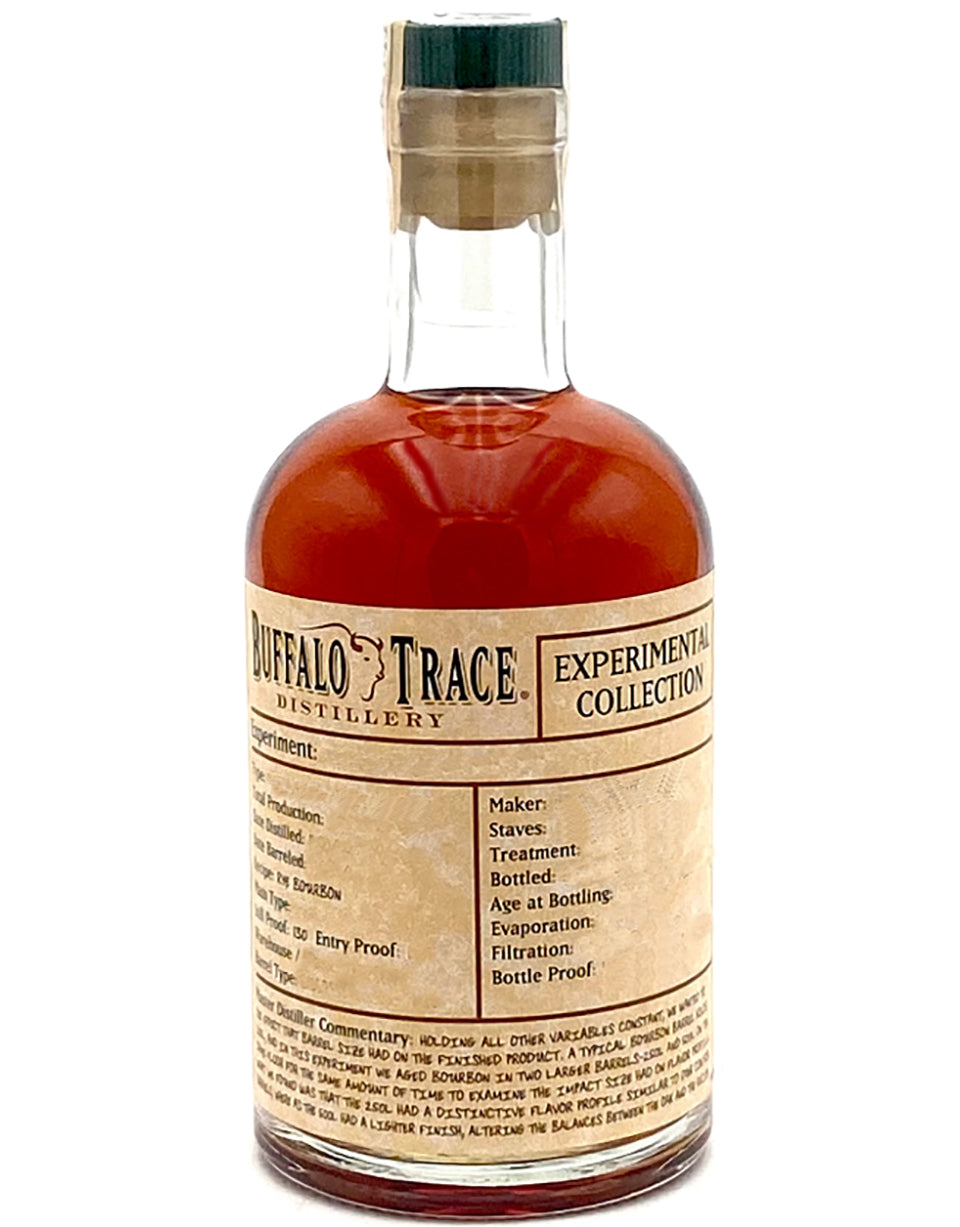 Bourbon de la colección experimental Buffalo Trace con malta turbada