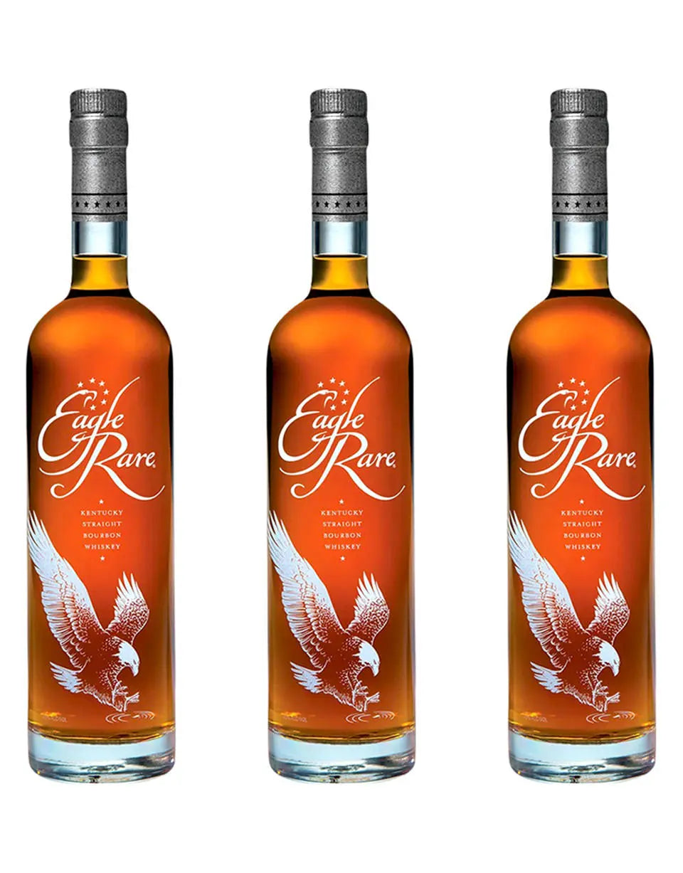 Eagle Rare 10 Year Old Whiskey 3-Pack - Combo - Bundle