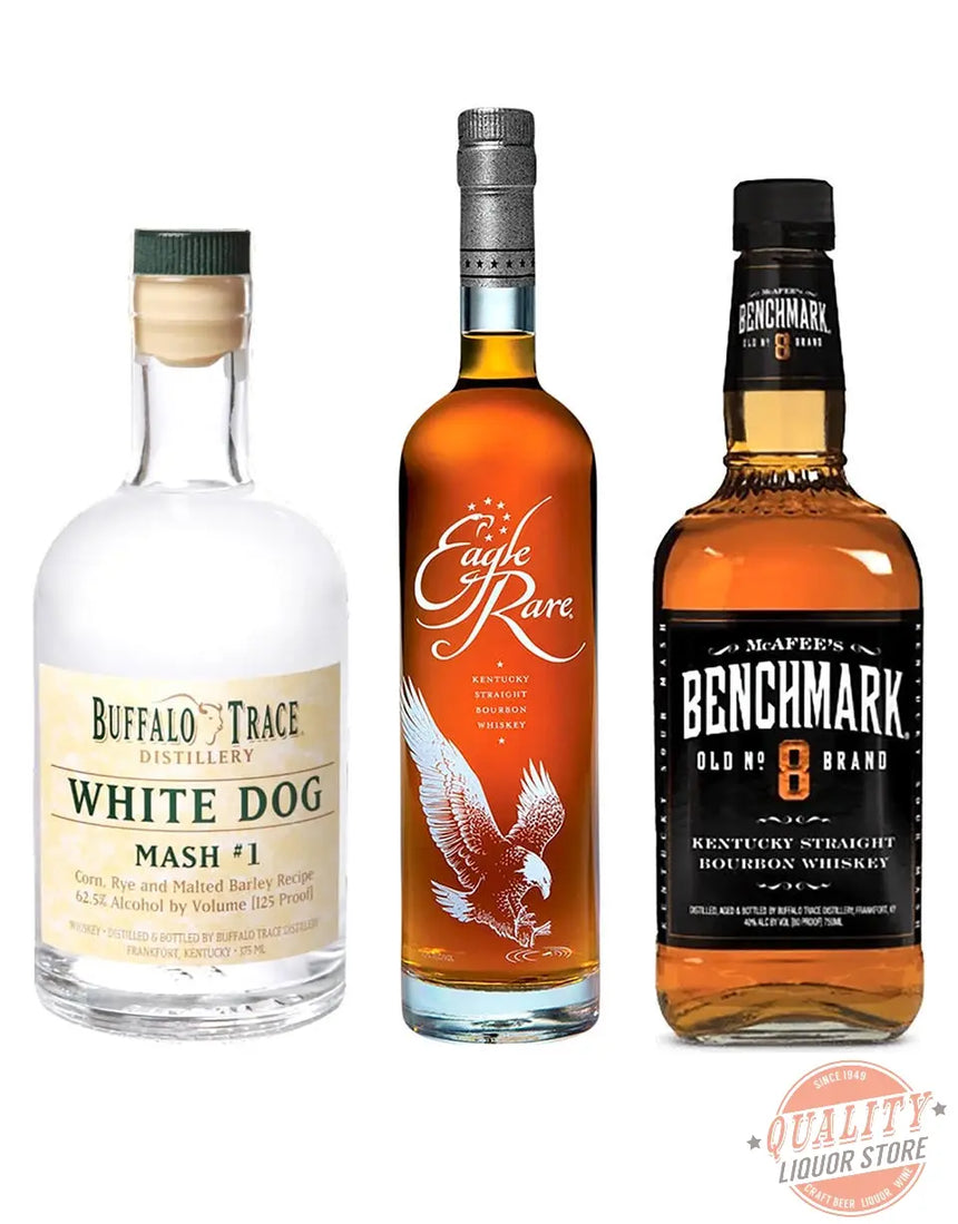 Eagle Rare - Buffalo Trace White Dog - Benchmark - Combo - Bundle
