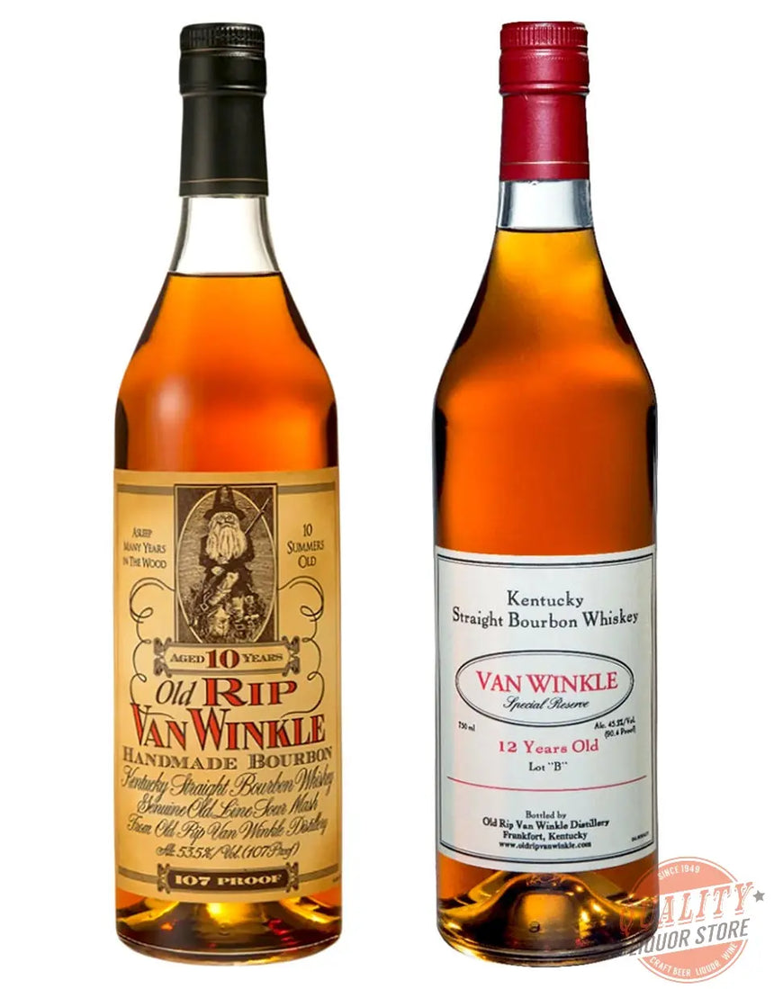 Old Rip Van Winkle 10 Year - Van Winkle 12 Year Lot B - Combo - Bundle