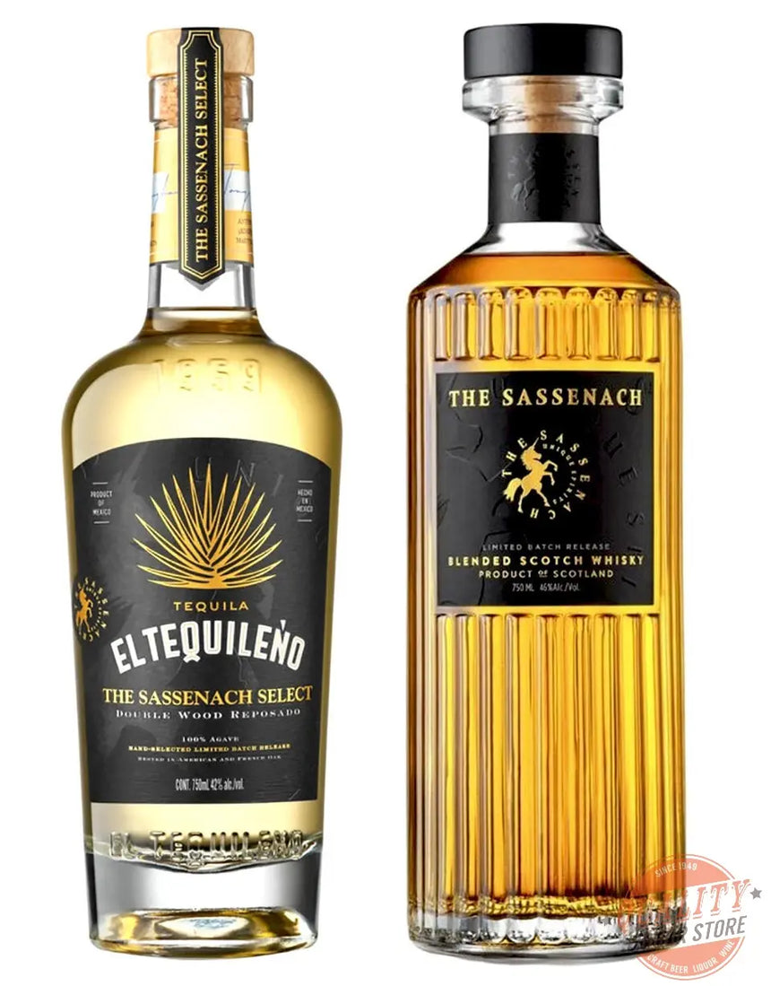 Sassenach Scotch - El Tequileno Tequila - 2 Pack Combo - Bundle