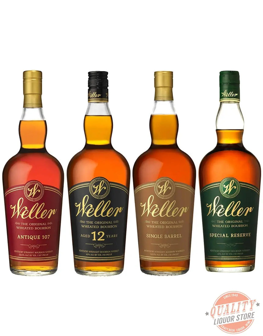 Weller 12 Year - Single Barrel - Antique 107 - Special Reserve - Combo - Bundle