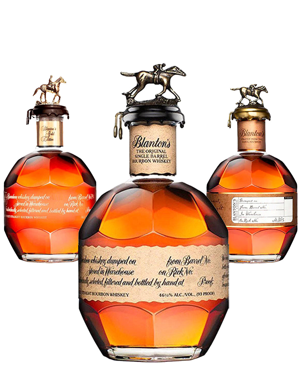 Blanton's SBB - Oro - SFTB - Paquete de 3 Bourbon