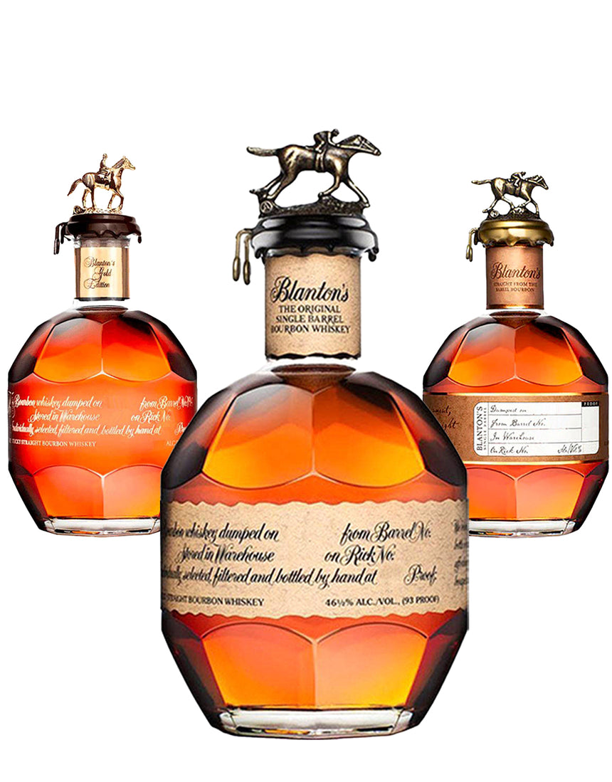 Blanton's SBB - Oro - SFTB - Paquete de 3 Bourbon