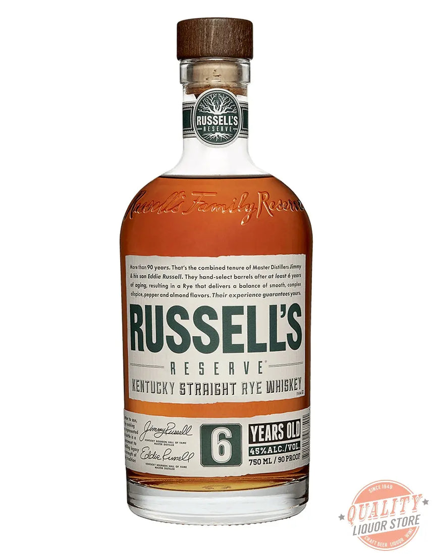 Russell's Reserve Rye 6 Year Whiskey - Wild Turkey
