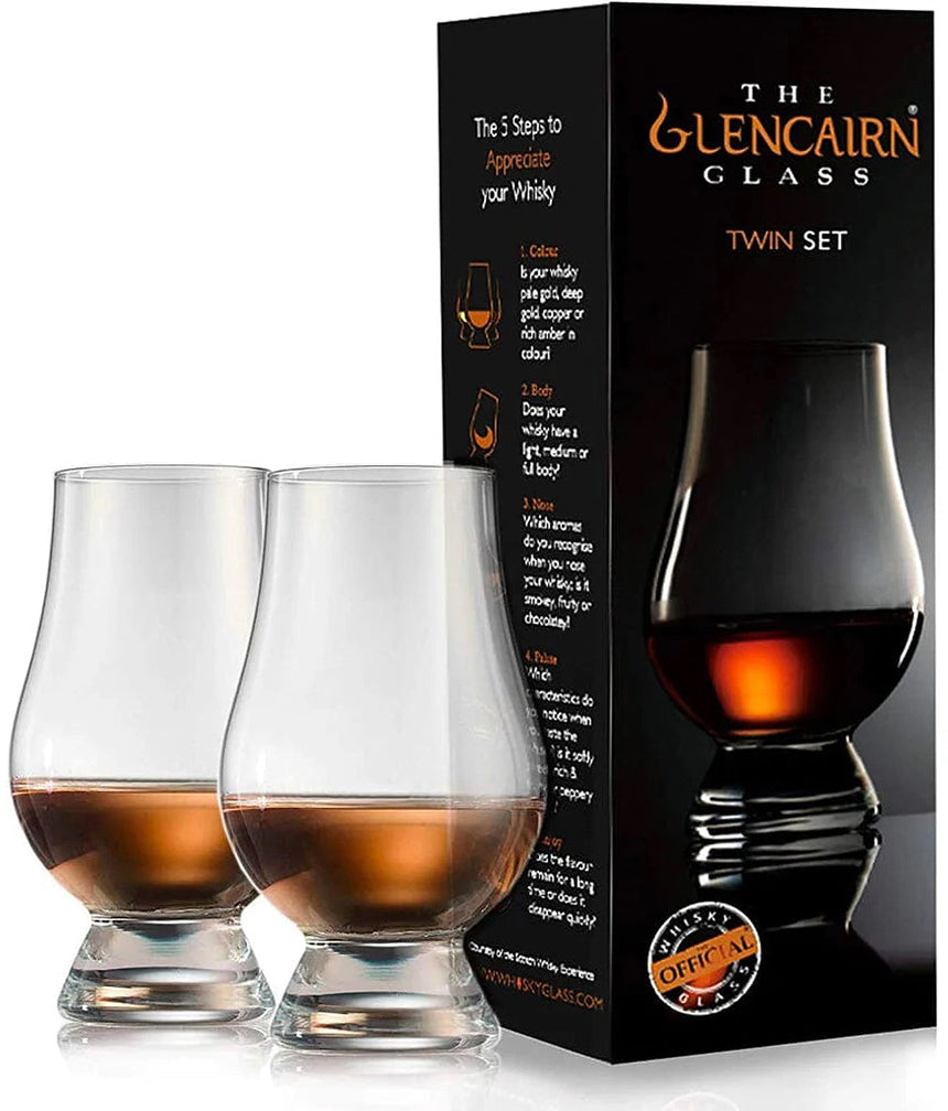 The Glencairn Whisky Glass 2 Pack Twin Set Glencarin