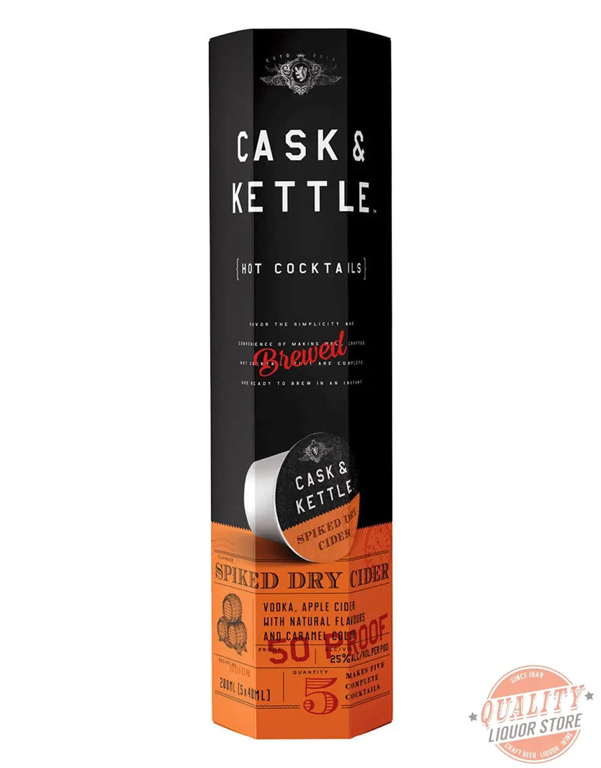 Cask & Kettle Spiked Dry Cider Pods - Cask & Kettle