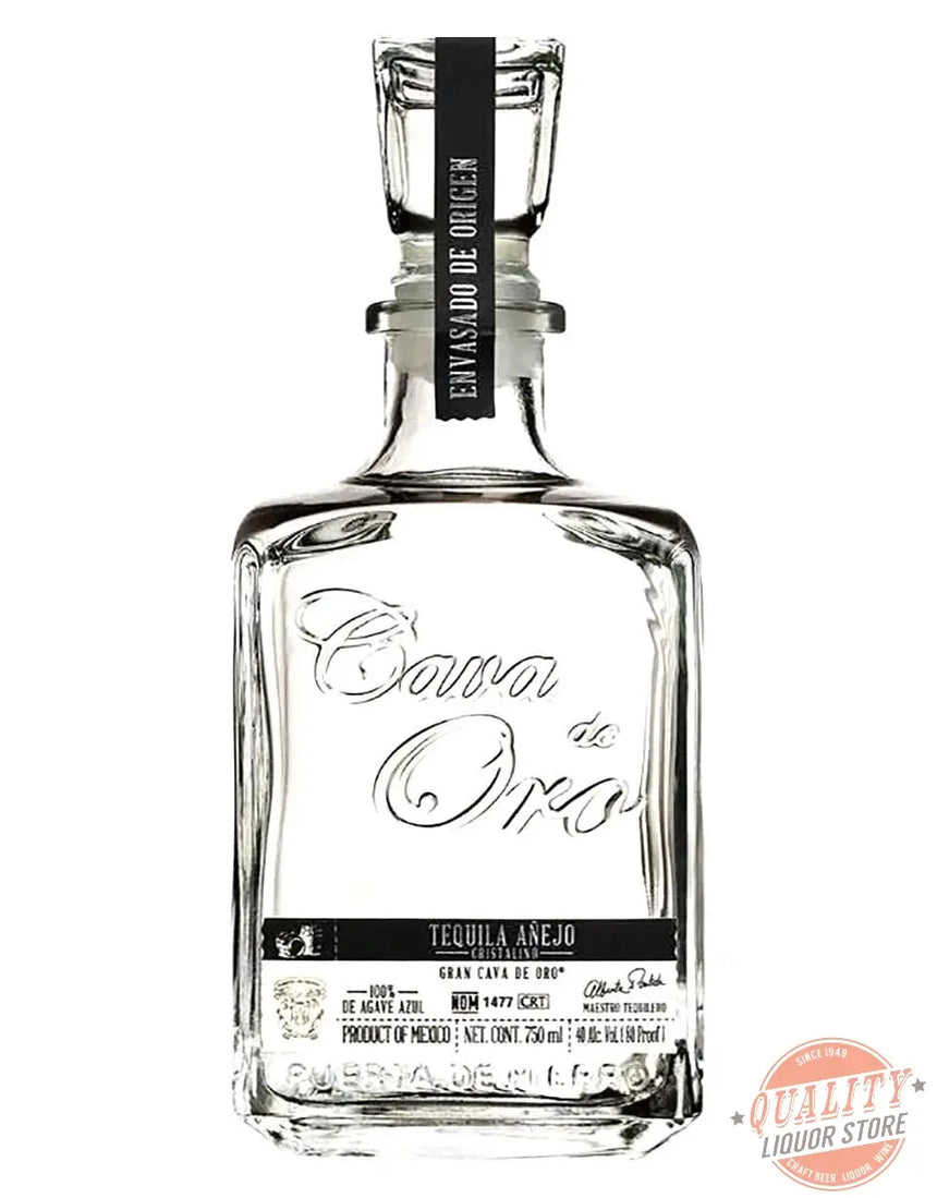 Cava de Oro Anejo Cristalino Tequila - Cava de Oro