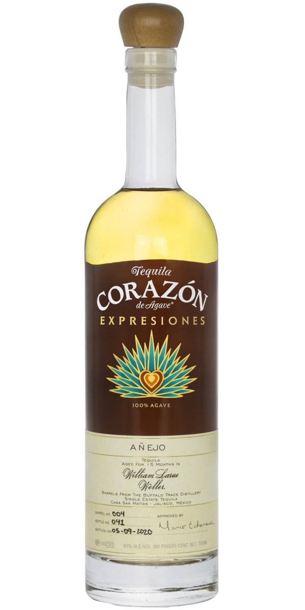 Corazón Expressiones Weller 12 Años Tequila Añejo