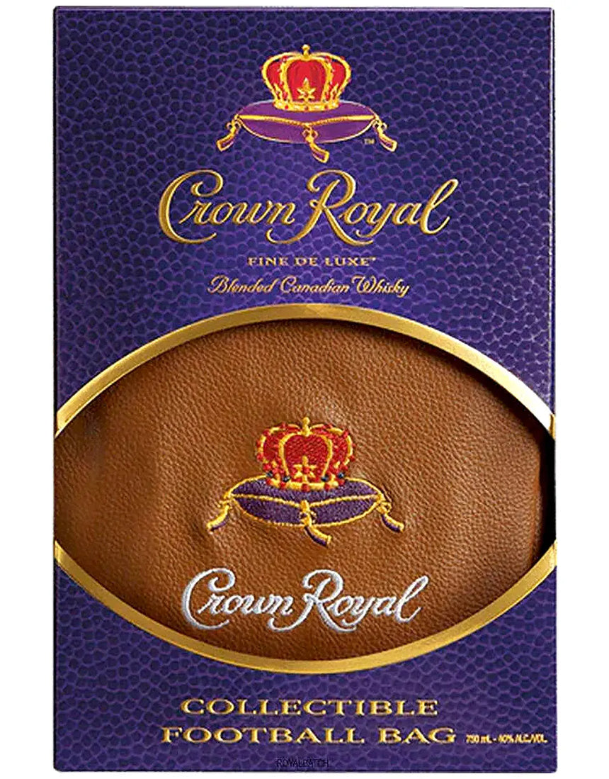 Crown Royal Whisky & Football Bag Gift Set Crown Royal