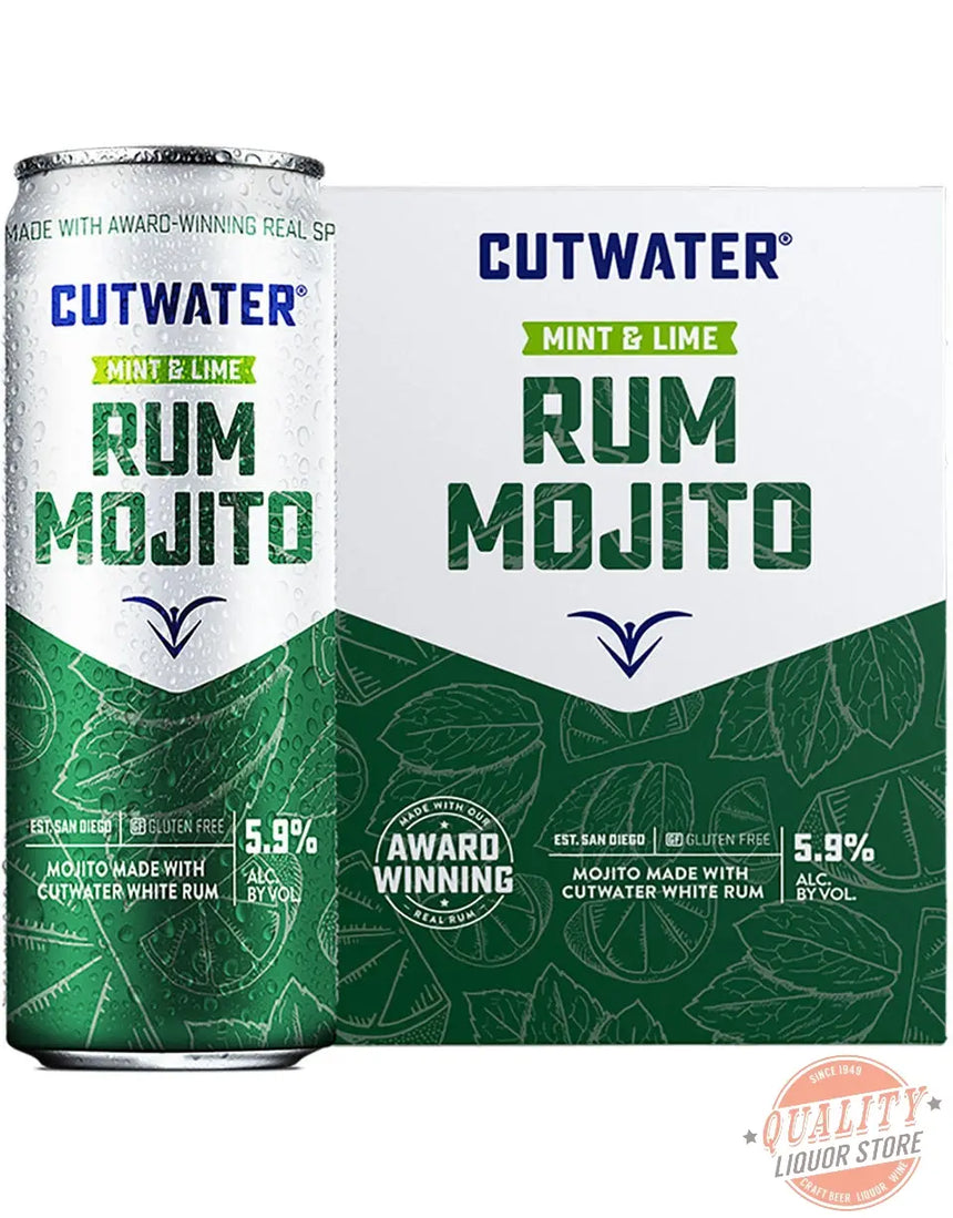 CutWater Rum Mint Mojito Can 4Pk - Cutwater Can