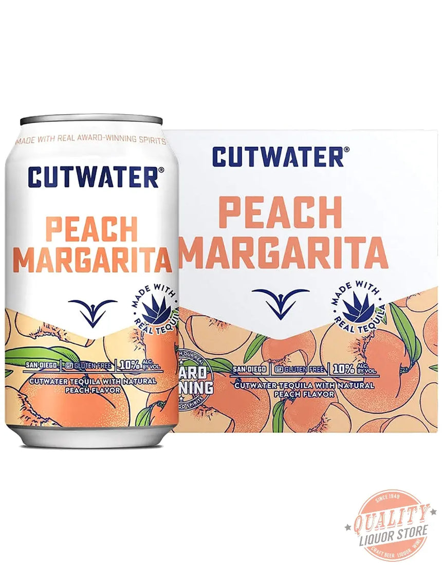 Buy Cutwater Peach Margarita Cocktail Can 4-Pack