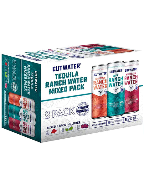 Buy Cutwater Ranch Water Variety Pack 8-Pack Can