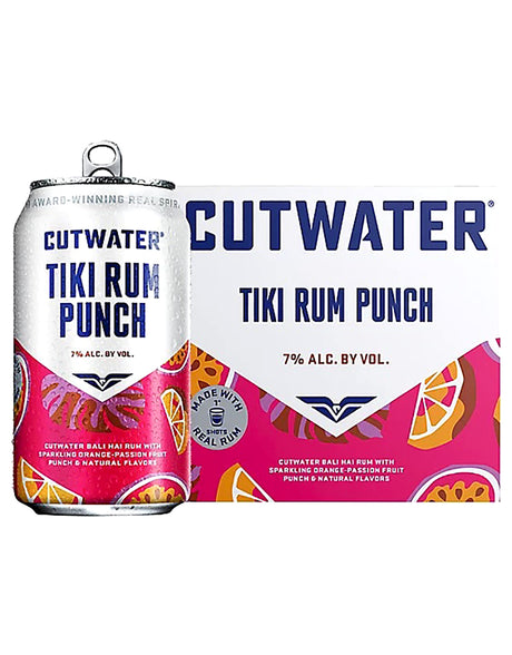 Buy Cutwater Tiki Rum Punch Canned Cocktail 4-Pack