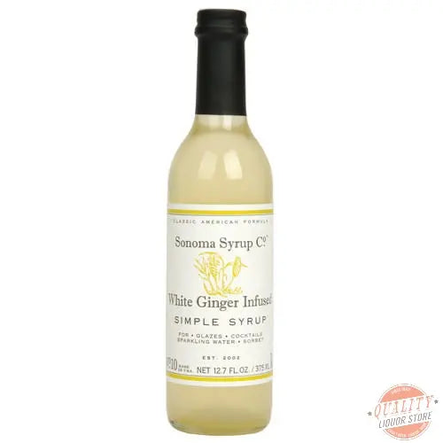 White Ginger Infused Simple Syrup - Distributed Consumables