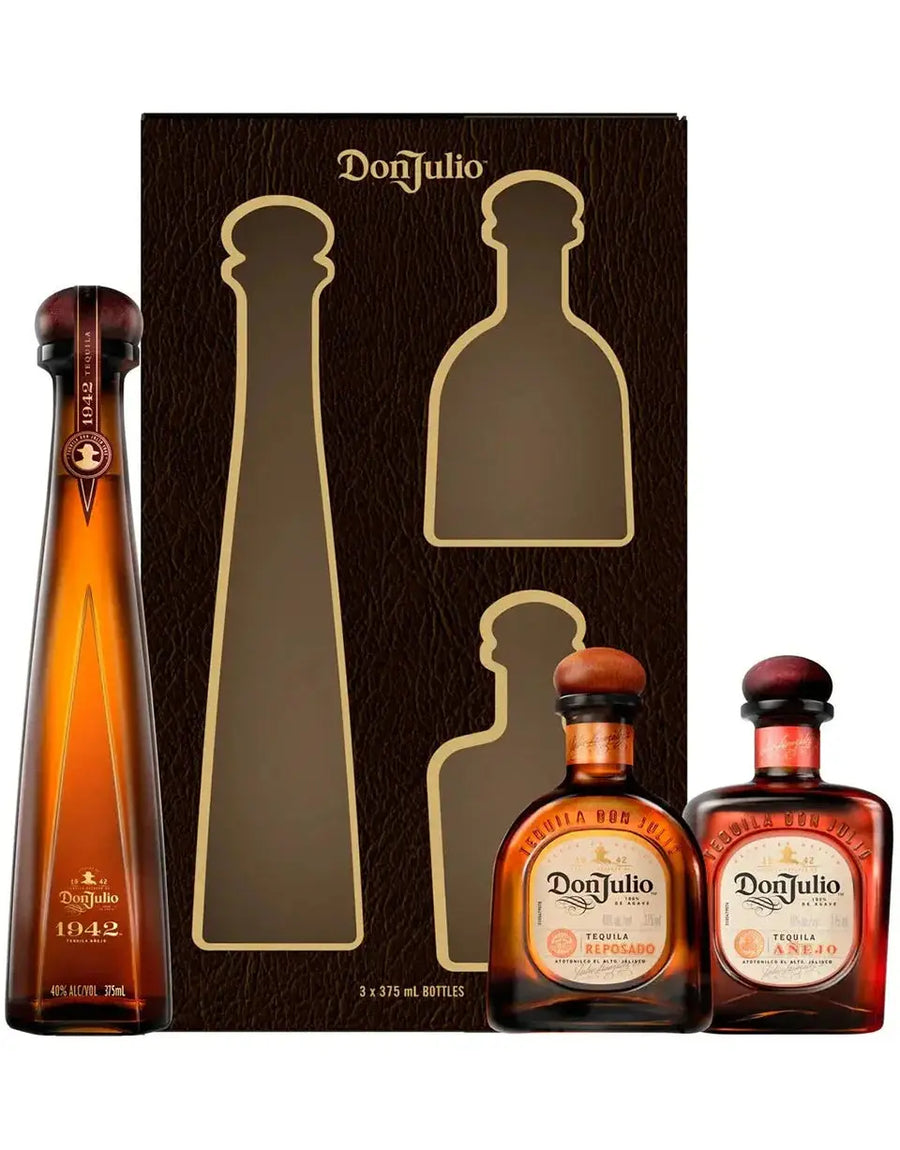Don Julio 1942, Reposado & Añejo Gift Pack 3x375ml