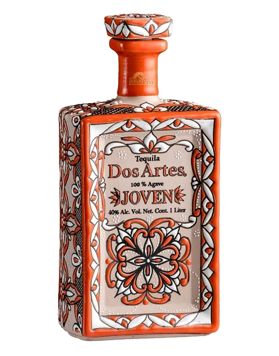 Dos Artes outlet Blanco Tequila Painted empty 1 liter bottle