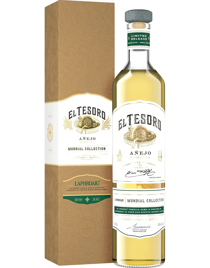 El Tesoro Mundial Collection Laphroaig Tequila El Tesoro
