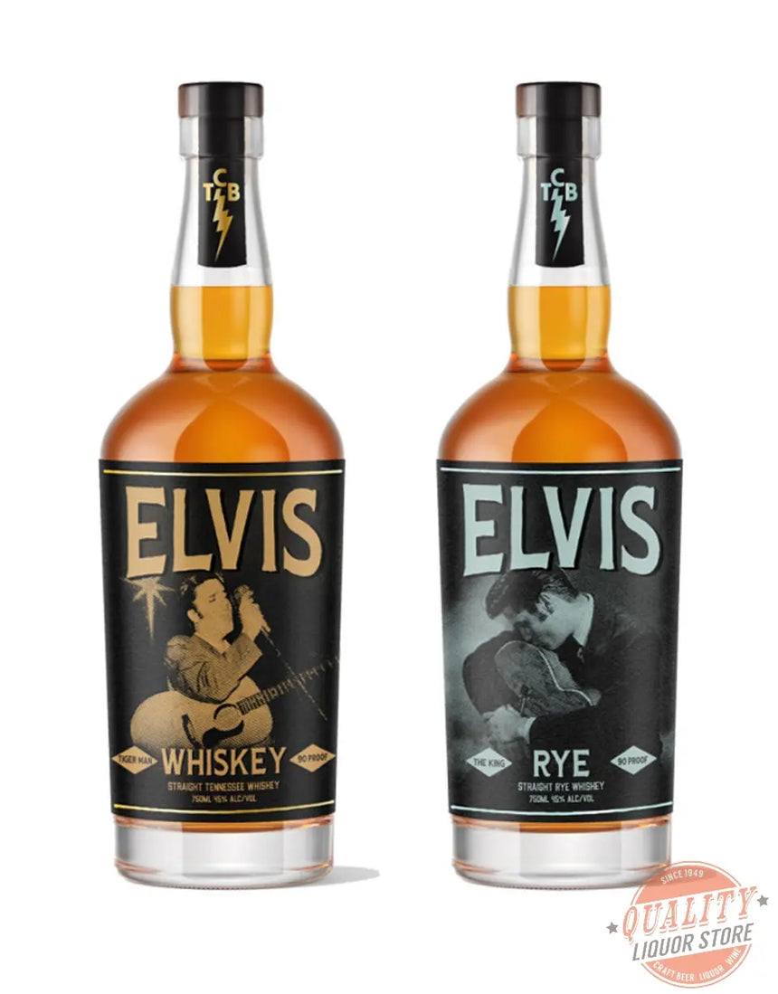 Elvis Presley Whiskey & Rye 2-Pack Bundle - Elvis