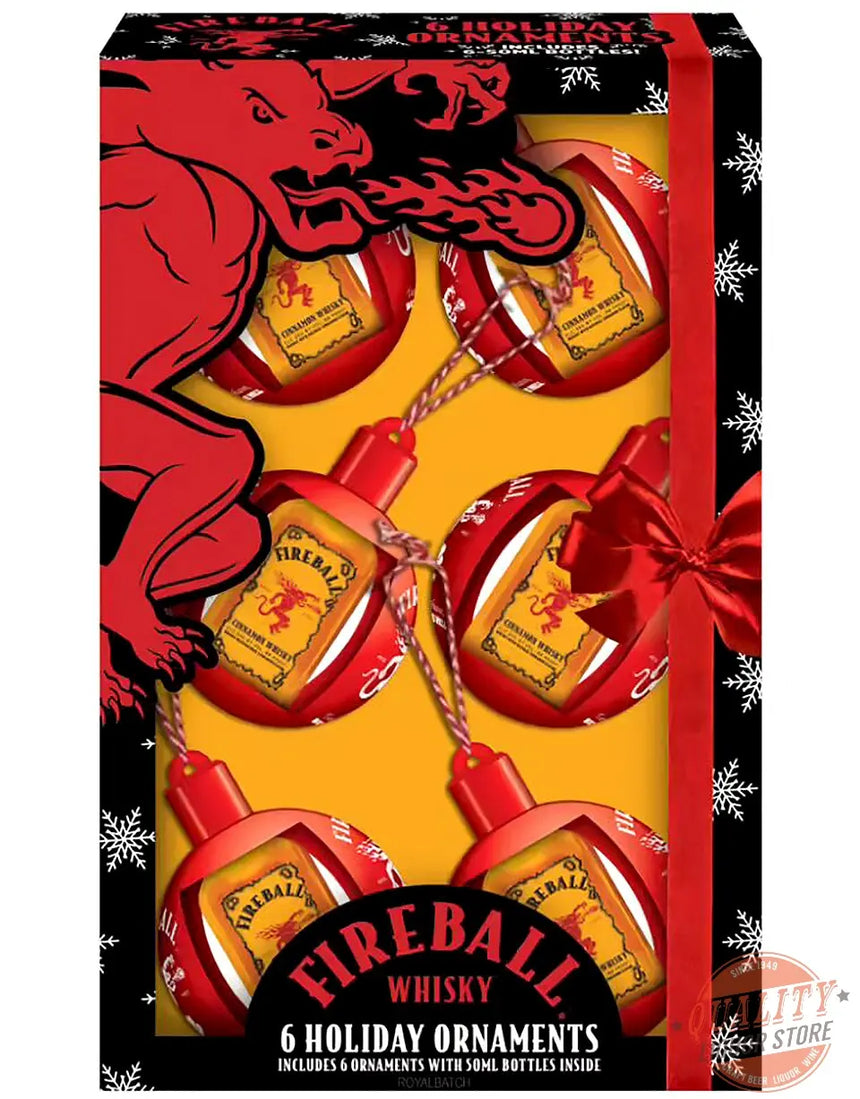 Buy Fireball Holiday Ornament Gift Set 6-Pack 50ml