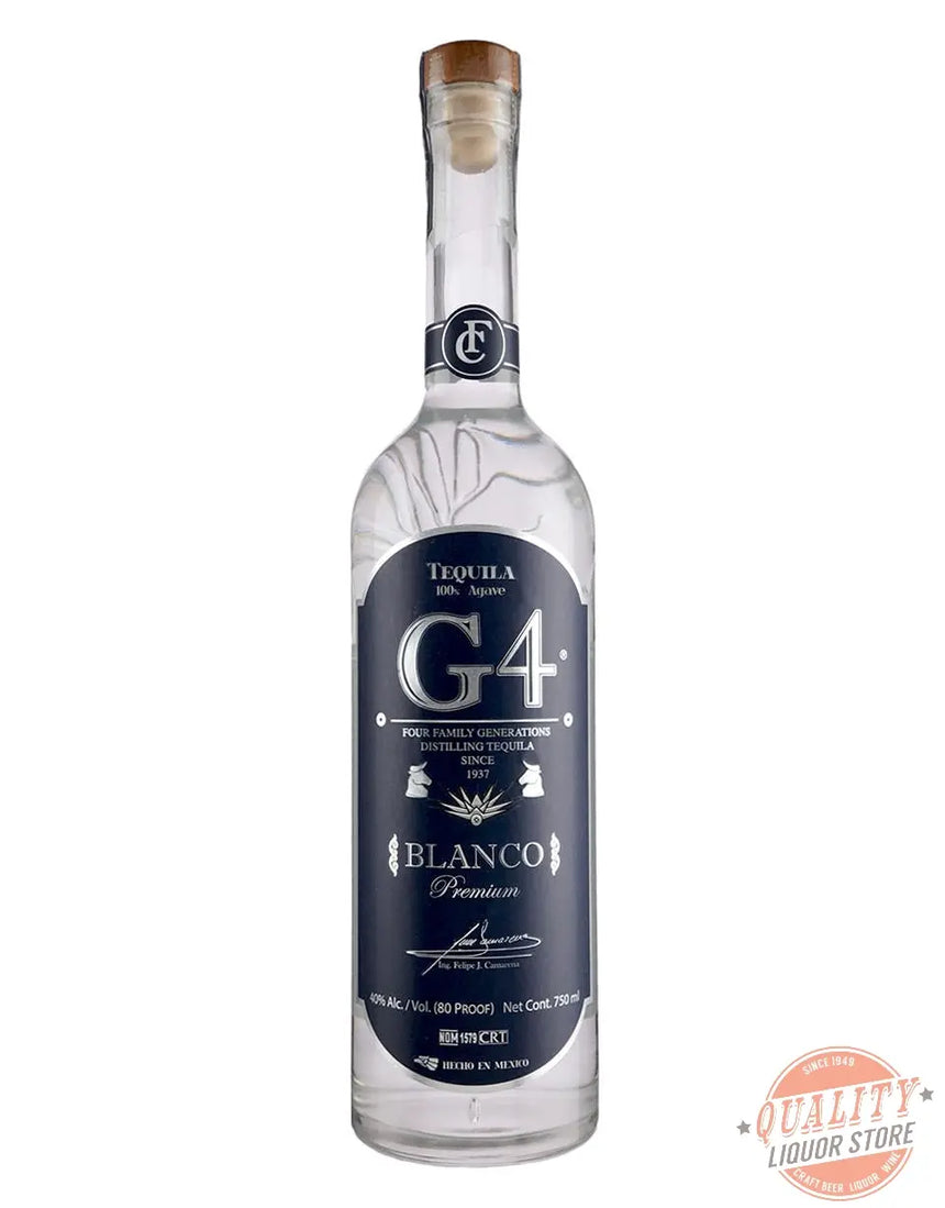 G4 Premium Blanco Tequila 750ml - G4