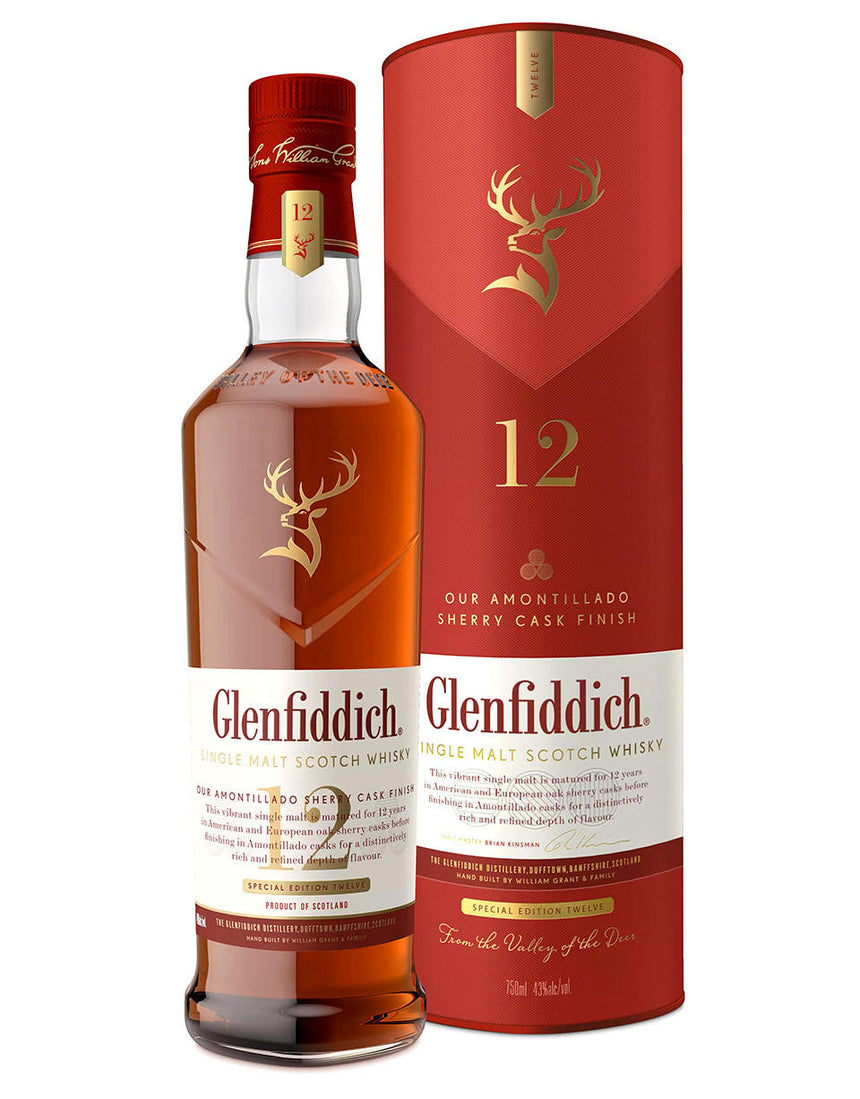 Buy-Online-Glenfiddich 12 Year Sherry Cask Scotch