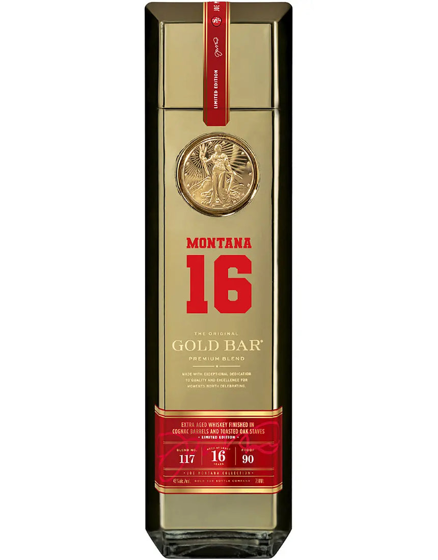 Buy Gold Bar Whiskey Blend 117 Joe Montana Collection