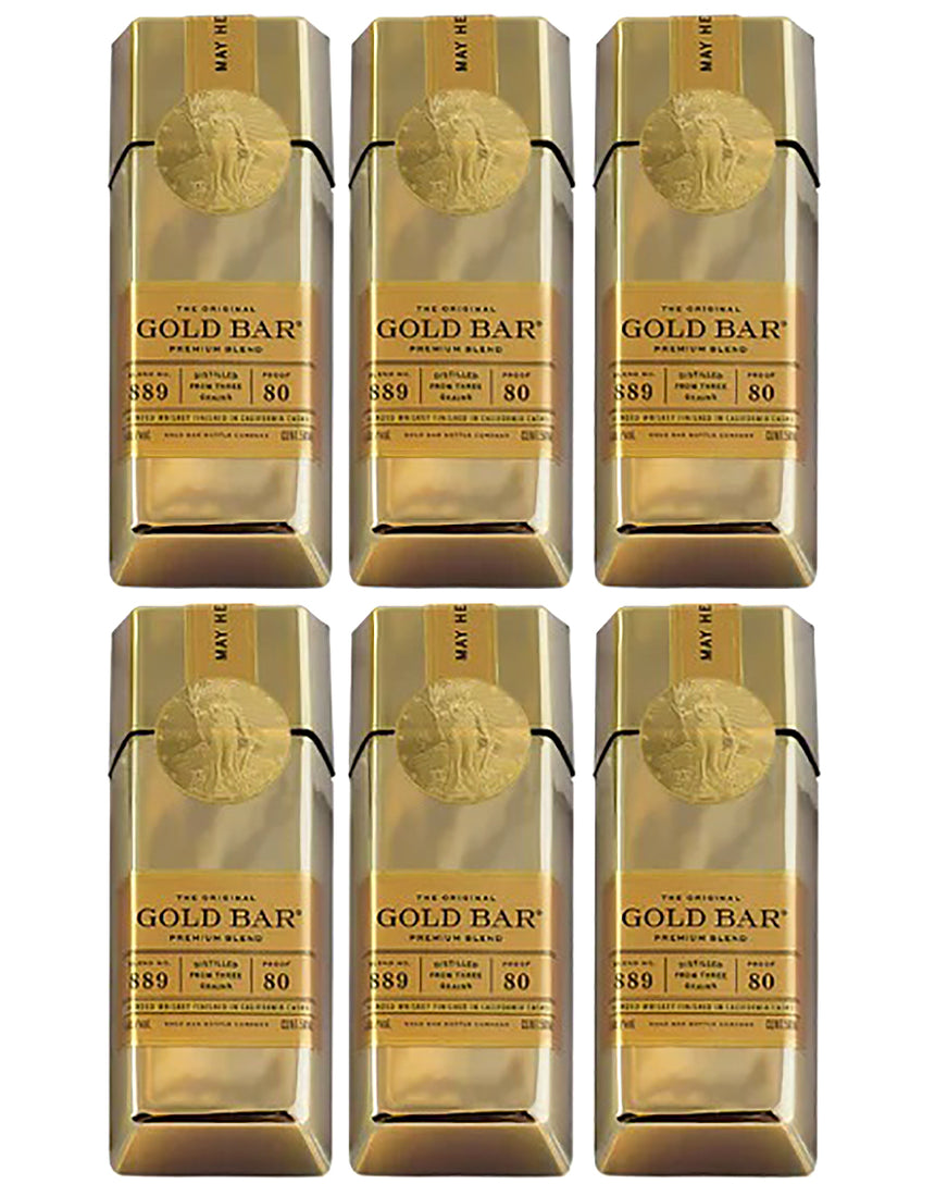 Buy Gold Bar Original Minis 50ml 6-Pack Whiskey