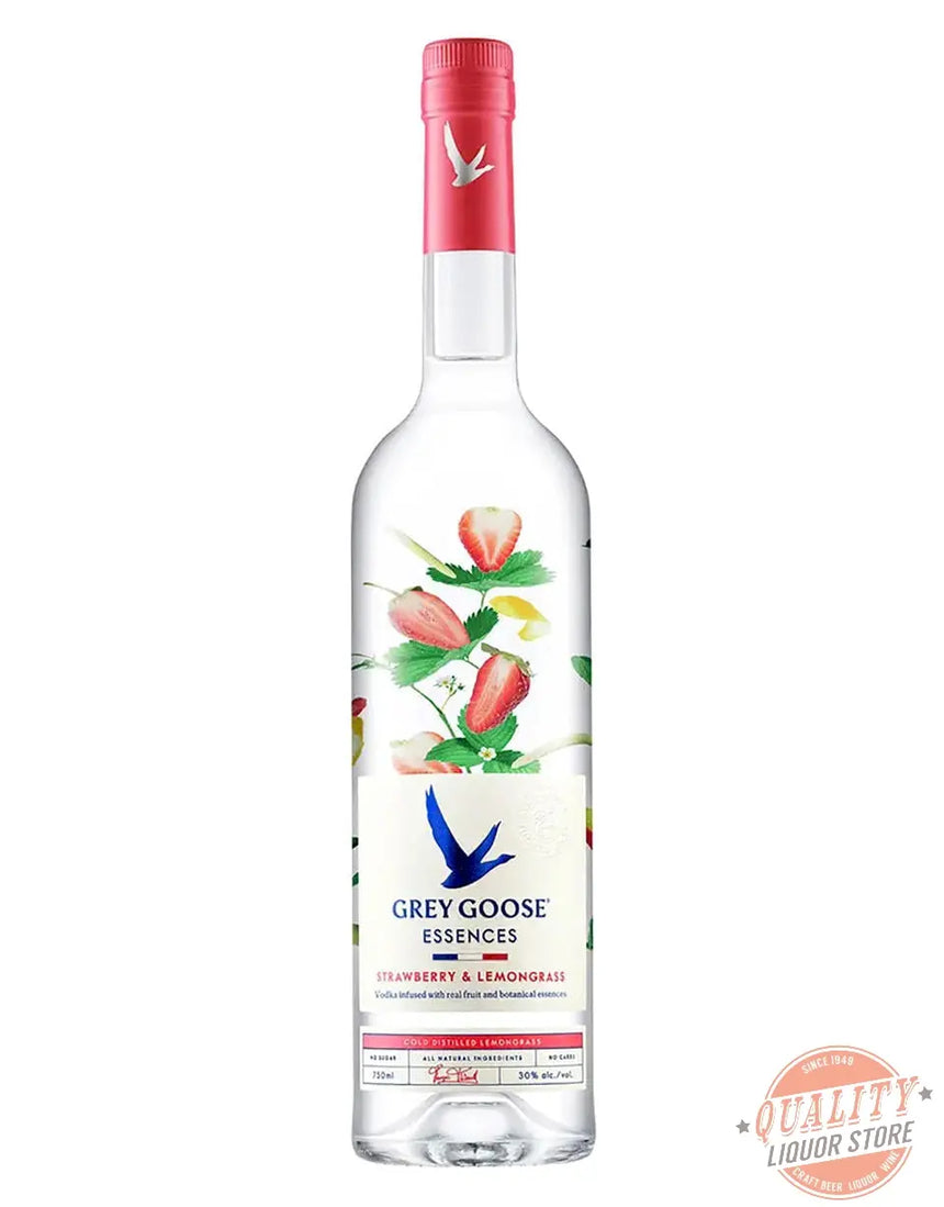 Grey Goose Essences Strawberry & Lemongrass 750ml - Grey Goose