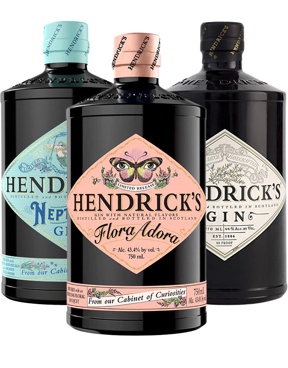 Buy Hendrick's Gin 3 Pack Combo Original Gin, Flora Adora