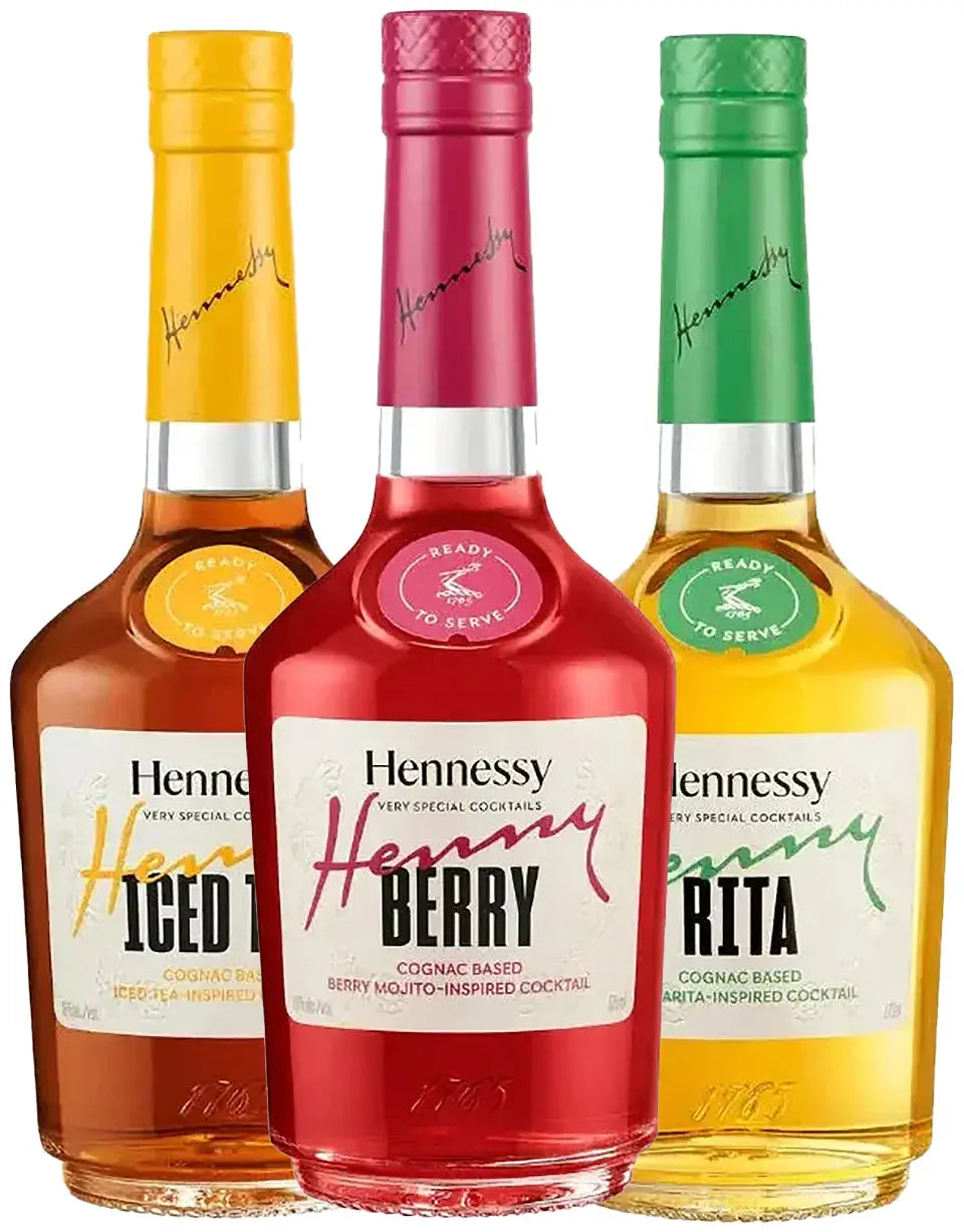 Hennessy Ready-to-Serve Cocktail Trio 3-Pack 375ml