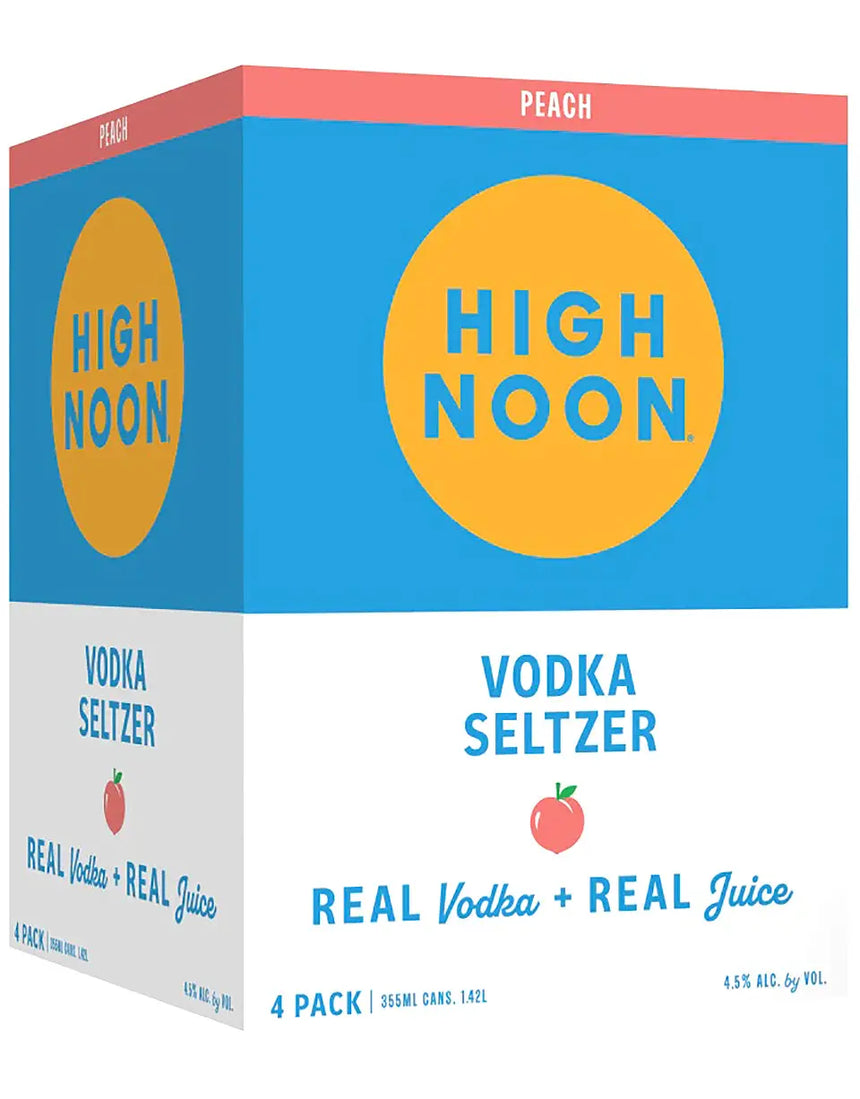 High Noon Sun Sips Peach Hard Seltzer 4-Pack High Noon